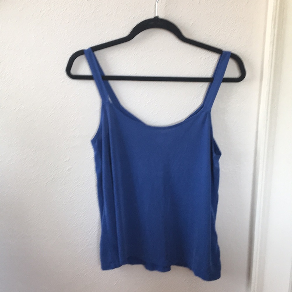 Blue tank top